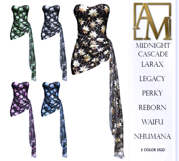 .: AlmaMiranda :. Midnight Cascade Dress