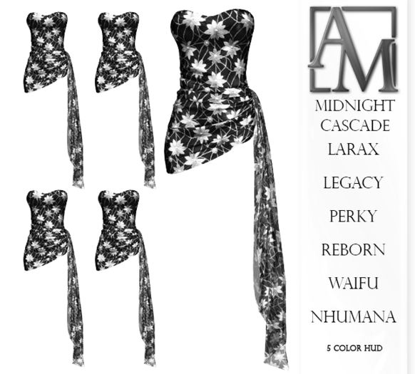 DEMO .: AlmaMiranda :. Midnight Cascade Dress