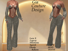"GCD" Sadie Party Pant Outfit Gold