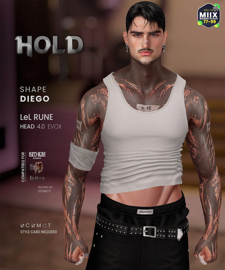 HOLD SHAPES - Diego - Shape LeLUTKA Rune 4.0 EVOX/LEG/JAK/KAR