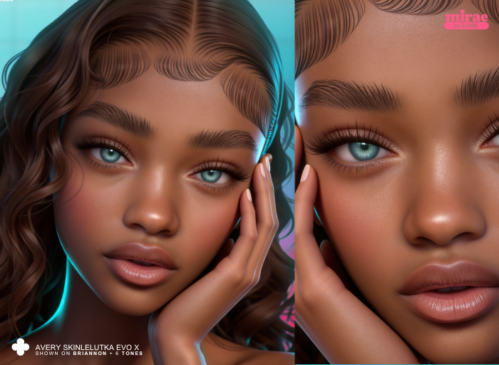 mirae x lel evox - 'AVERY' skin [chocolate]