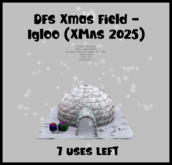 DFS Xmas Field - Igloo (XMAS 2025) - ACTUAL ITEM