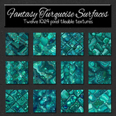 *Wallflowers* Fantasy Turquoise Surfaces
