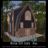 Lily Myst Design Willow Stilt Cabin BLUE