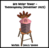 DFS Water Tower - Thanksgiving (November 2025) - ACTUAL ITEM
