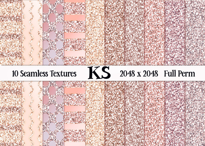 ROSE GOLD GLITTER TEXTURES 
