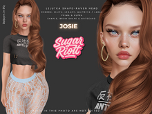 *Sugar Riott* Josie Shape-Raven Head