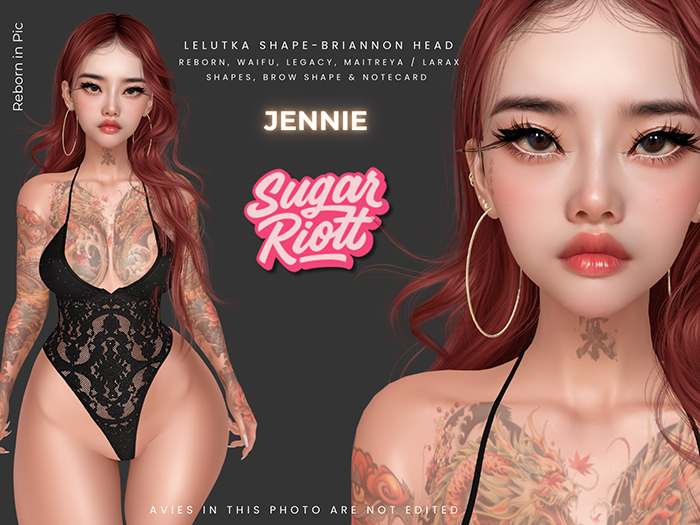 *Sugar Riott* Jennie Shape-Lelutka Briannon head