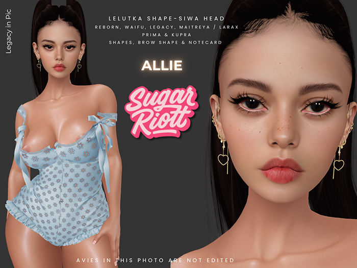 *Sugar Riott* Allie Shape-Siwa Head