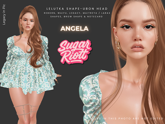 *Sugar Riott* Angela Shape-Lelutka Ubon Head