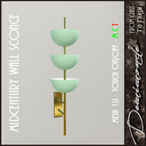 [CYN] Midcentury Ballroom Wall Sconce
