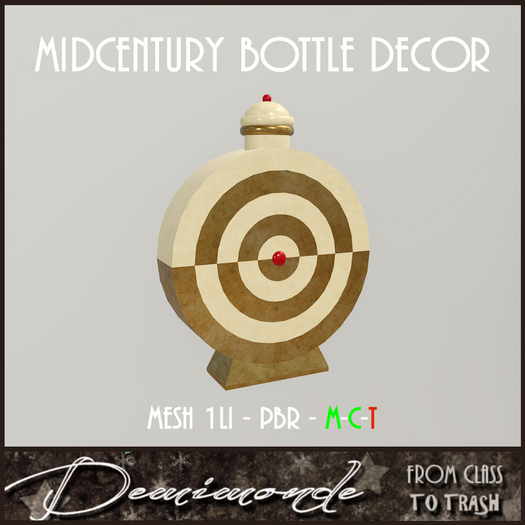 [CYN] Midcentury Ceramic Bottle