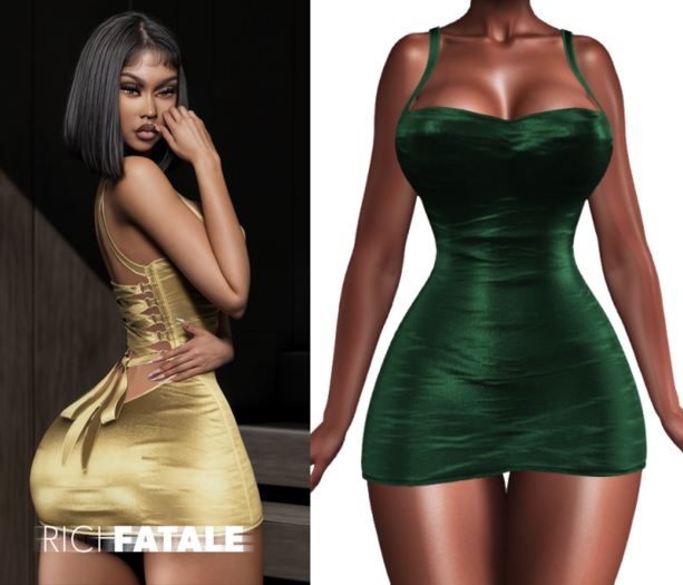 $RICH FATALE - DESI BODYCON - HUNTER