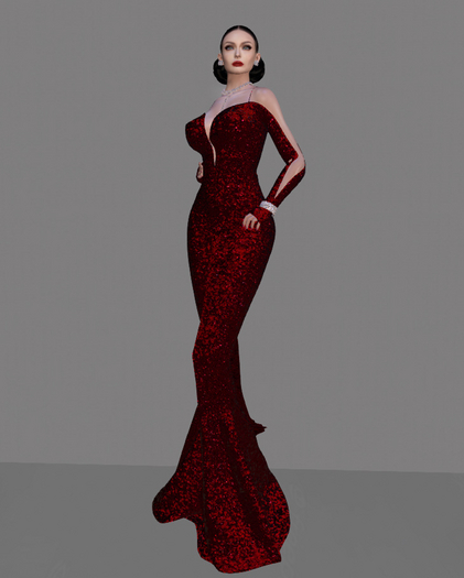 Dellago Emotion Fervia Red  Gown