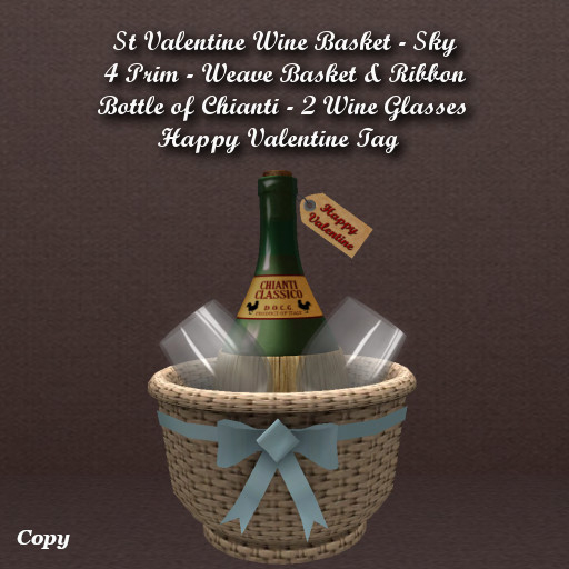 St Valentine Wine Basket Sky1