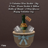St Valentine Wine Basket Sky1