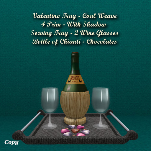 Valentino Tray Coal Weave1