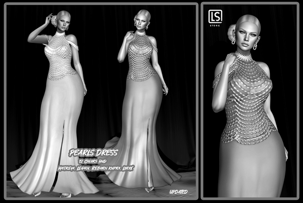 [LS] PEARLS DRESS UPDATED DEMO