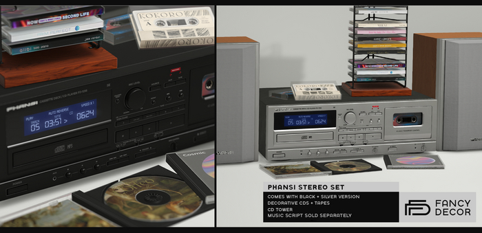 Fancy Decor: Phansi Stereo Set