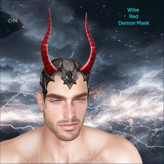 WiZe Delivery (Add) - Demon Mask horns Red