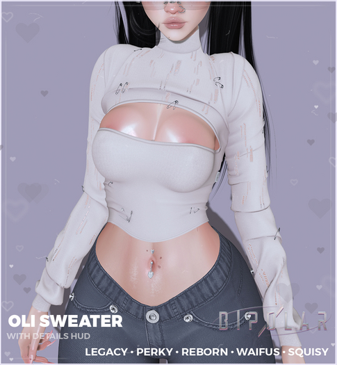 Bipolar - Oli Sweater - White