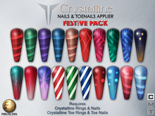 **RE** Crystalline Nails & Toenails Applier - Festive - PBR