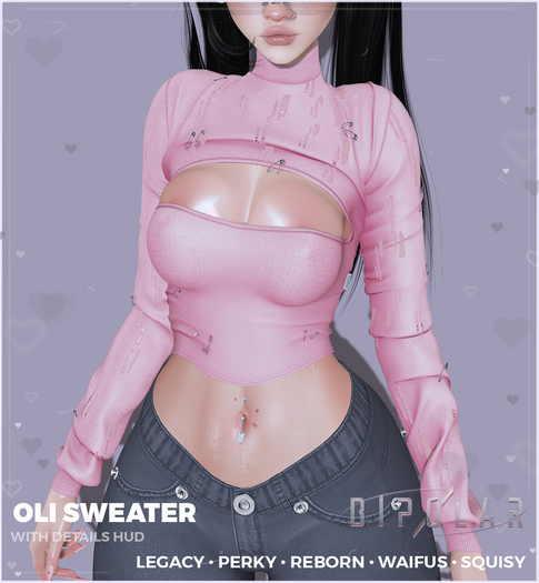 Bipolar - Oli Sweater - Pinky