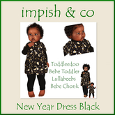 impish & co ~ New Year Dress Black BOX