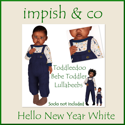 impish & co ~ Hello New Year White BOX
