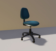 Office Chair - Blue
