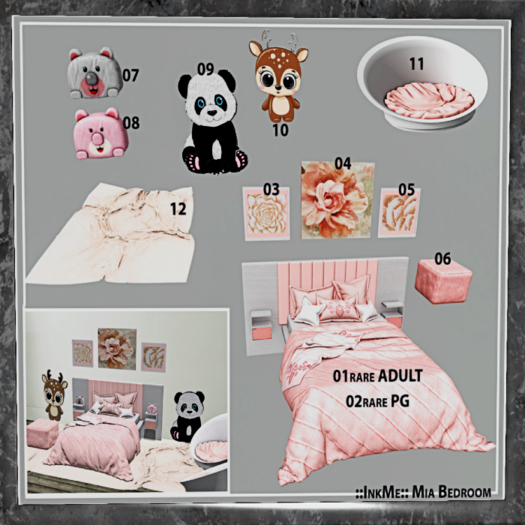 01 ::InkMe:: Abby bedroom RARE