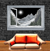 Landscape Windows - Fenetre  - Ventana 2 gift