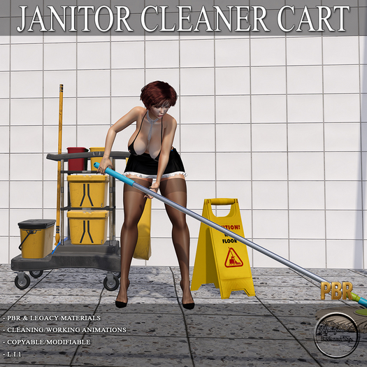 [MLF] JANITOR CLEANER CART