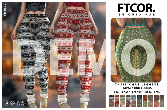 :::FTCOR:::THAIS_XMAS_LEGGINS::: DEMO