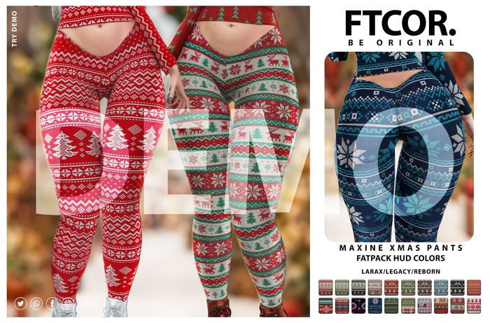 :::FTCOR:::MAXINE_XMAS_PANTS::: DEMO