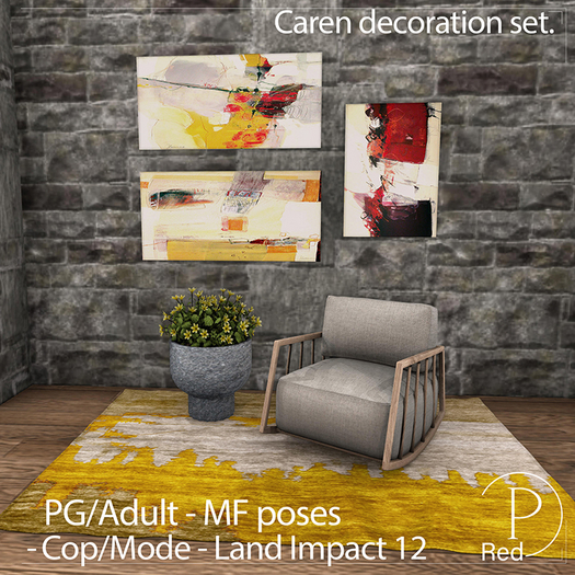 P.ReD. Caren decoration set - Box