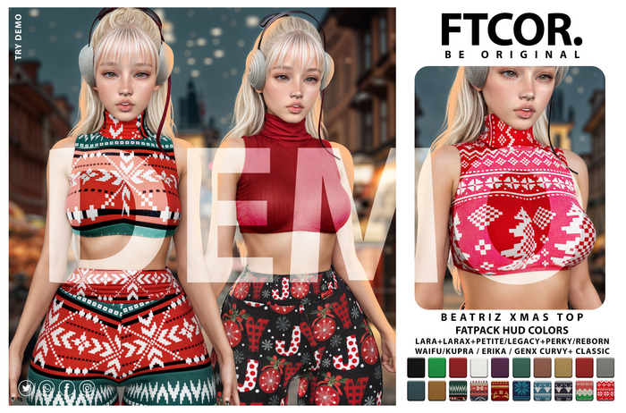 :::FTCOR:::BEATRIZ_XMAS_TOP::: DEMO