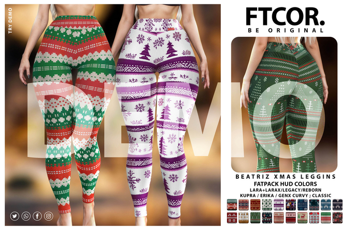 :::FTCOR:::BEATRIZ_XMAS_LEGGINS::: DEMO