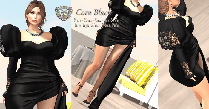 Nala Design - Cora Gown Outfit Black