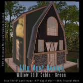 Lily Must Design Willow Stilt Cabin GREEN