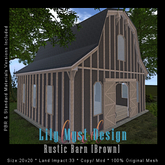 Lily Myst Design Rustic Barn [Brown]