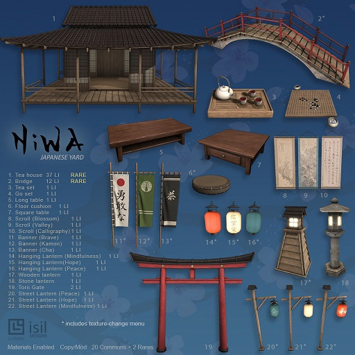 ~Isil~ [Niwa] Tea house RARE