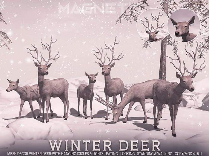 Magnetic - Winter Deer 