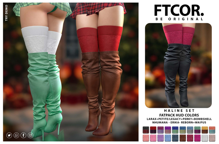 :::FTCOR:::HALINE_BOOTS::: FATPACK