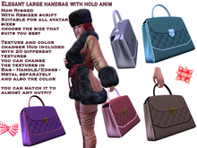 Elegant large handbag with hold anim (ADD)