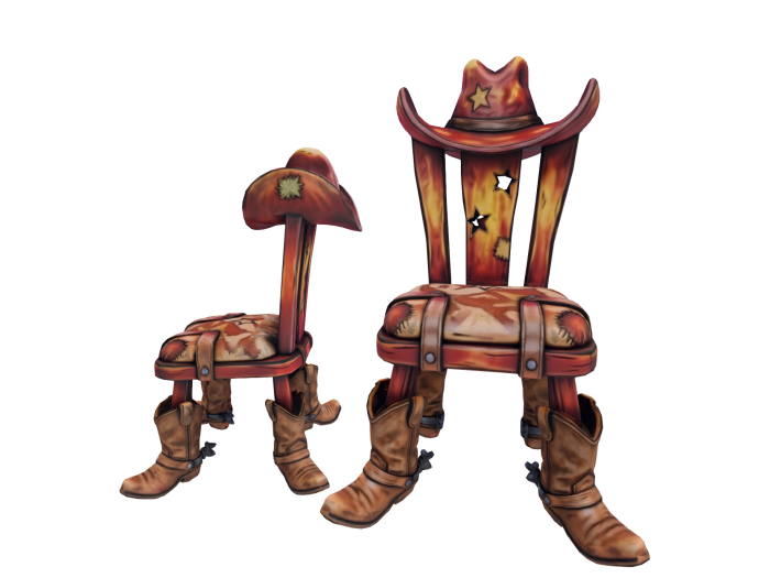 HB: Child's Cowboy Chair FuLL PERM