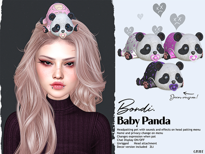 BONDI . Baby Panda . Fatpack 