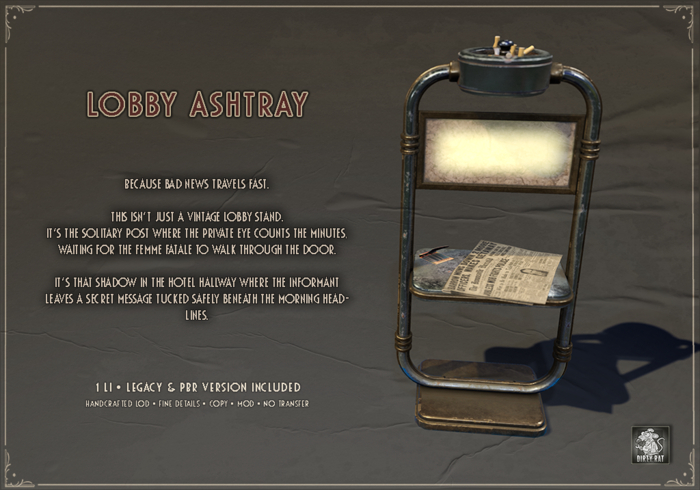 Dirty Rat - Lobby Ashtray