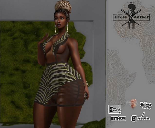 ~ DM ~ DIARABI SKIRT - PURPLE