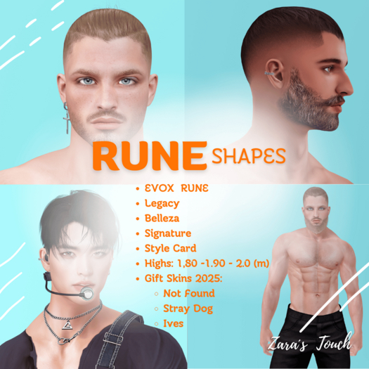 Zara's Touch - RUNE Shapes